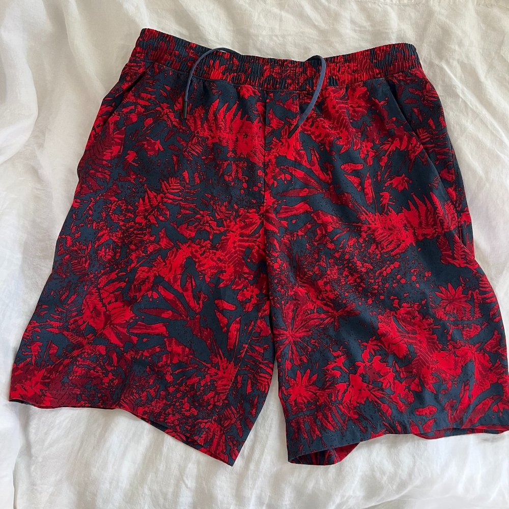 Lululemon Men's Swim Shorts (Red and Blue)
